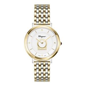 Ferragamo Minuetto Bracelet Watch Two Tone Womens